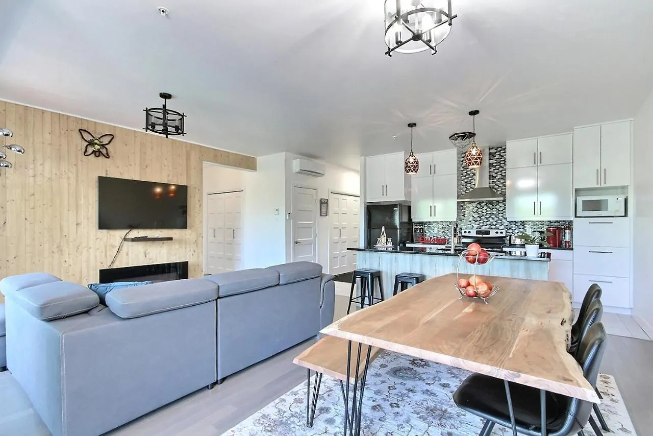 公寓 Good Vibes Only -Modern And Spacious 2 Bedroom Condo 4 Beds Free Parking, Gym 魁北克